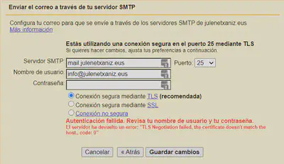 Gmail SMTP