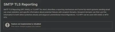 SMTP TLS Reporting Hardenize