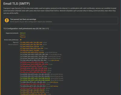 Email TLS (SMTP)